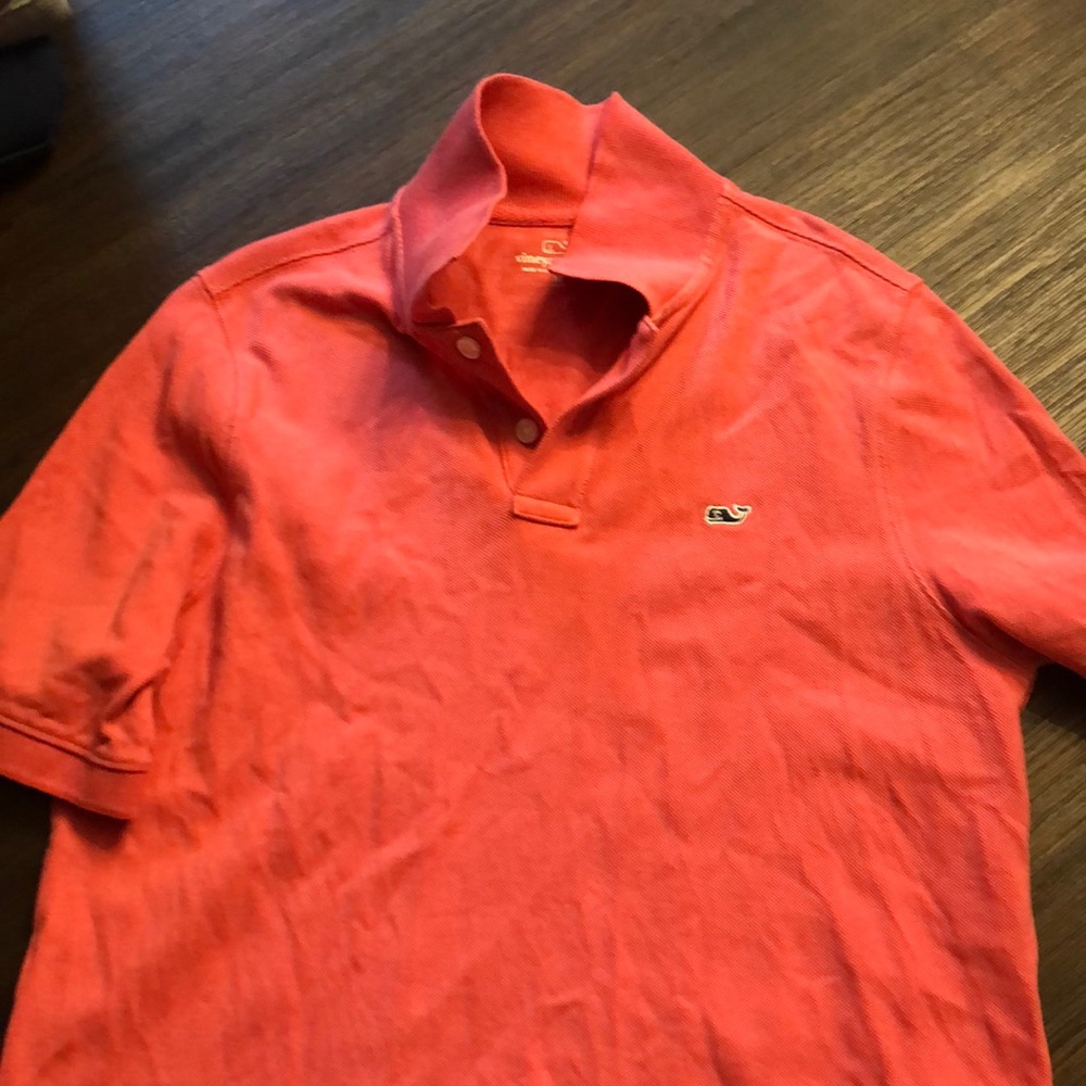 Vineyard Vines Nantucket red golf shirt